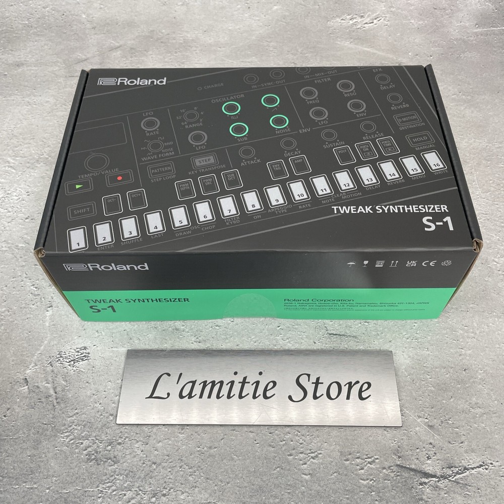 Roland S-1 Tweak Synth Compact Polyphonic Synthesizer Module Japan S1 Black Rare