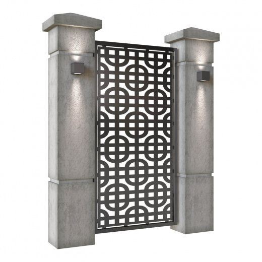 Gorgeous Custom Handcrafted Metal Entry Gate
