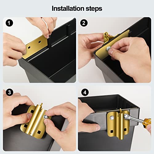2 Pack E-Track Basket Storage Bin| E Track Box for Tool Organizer - E-Track