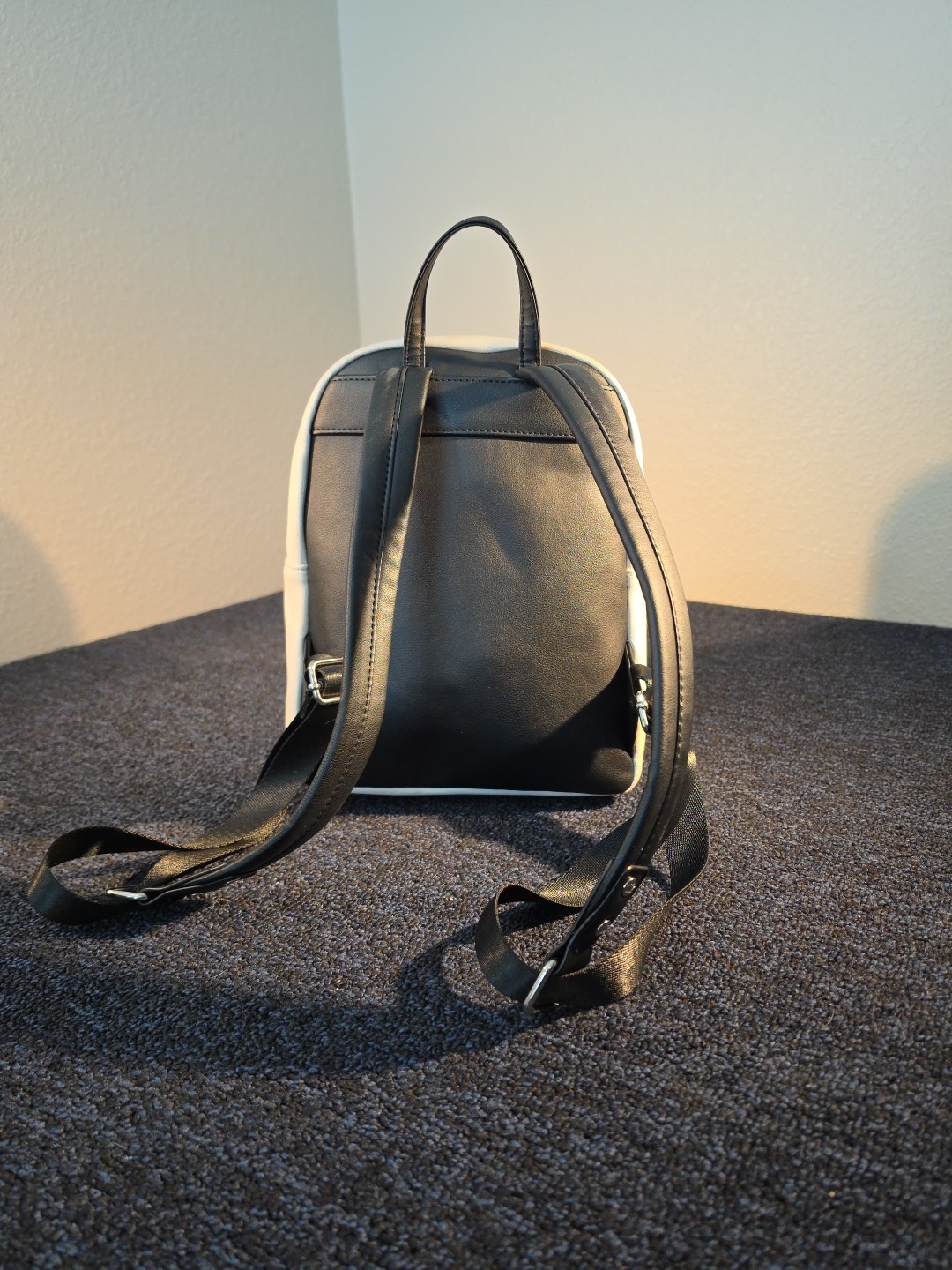 Disney Loungefly Embroidered Mickey Mouse Running White Mini Backpack