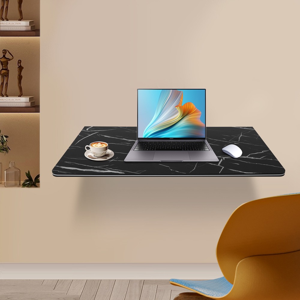 Black Folding Wall Desk, Wall-mounted Folding Table, Wall Mounted Folding Table