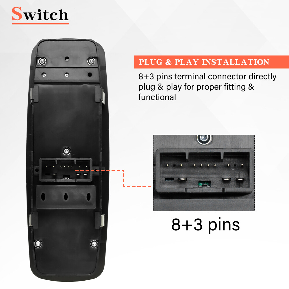 Replacement For 2014-2018 Jeep Grand Cherokee Master Power Window Control Switch