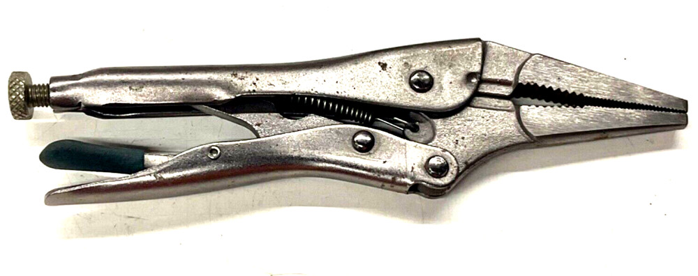 MASTERHAND 8” LOCKING LONG NOSE PLIERS