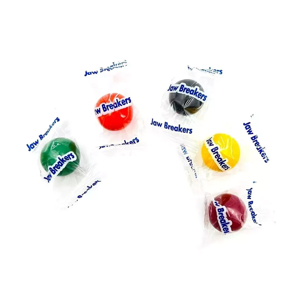 Jawbreakers Mini Hard Candy Fruit Flavored Assortment, Individually Wrapped (...