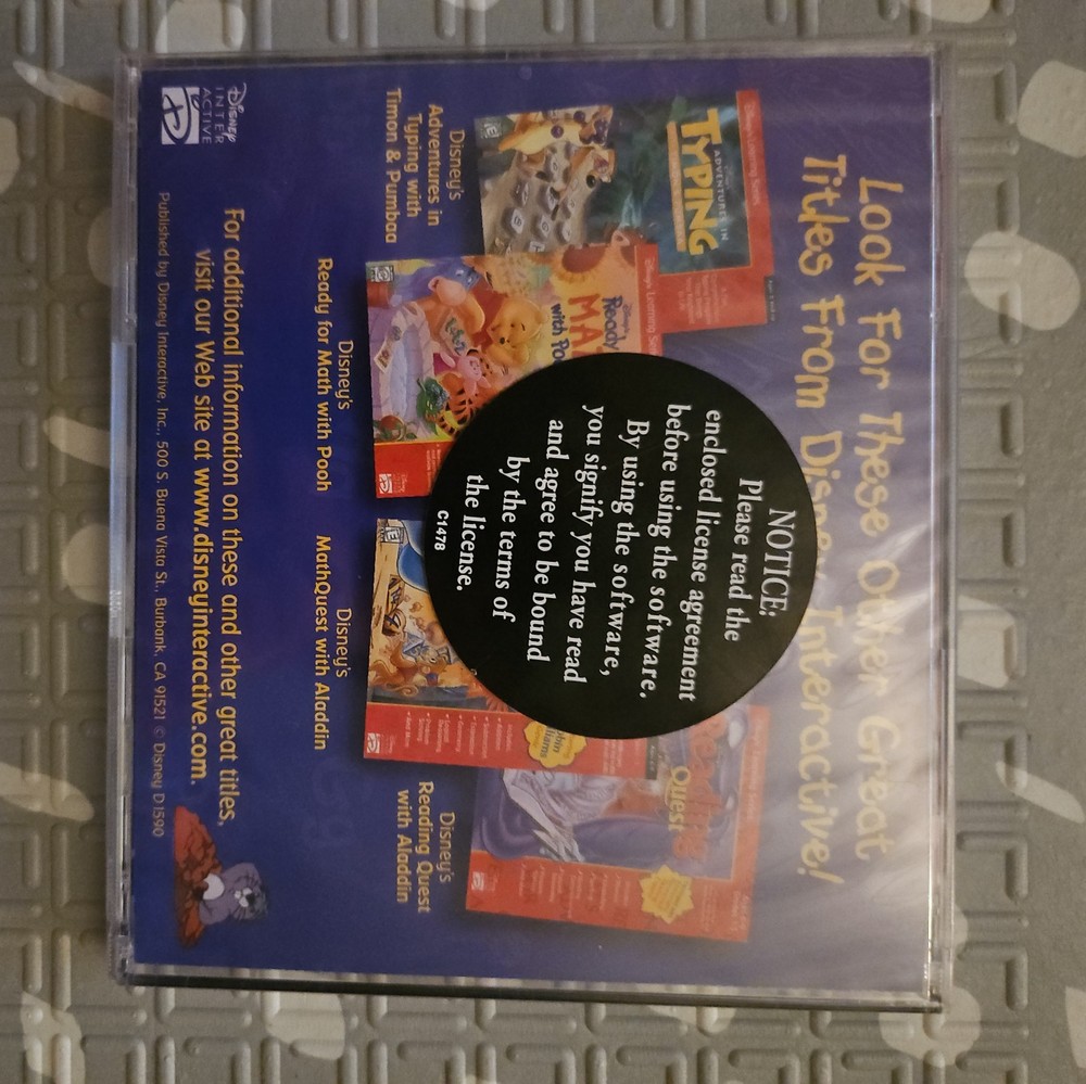 Disney's Ready to Read With Pooh Program Handbook CD (PC, Mac, CDROM)