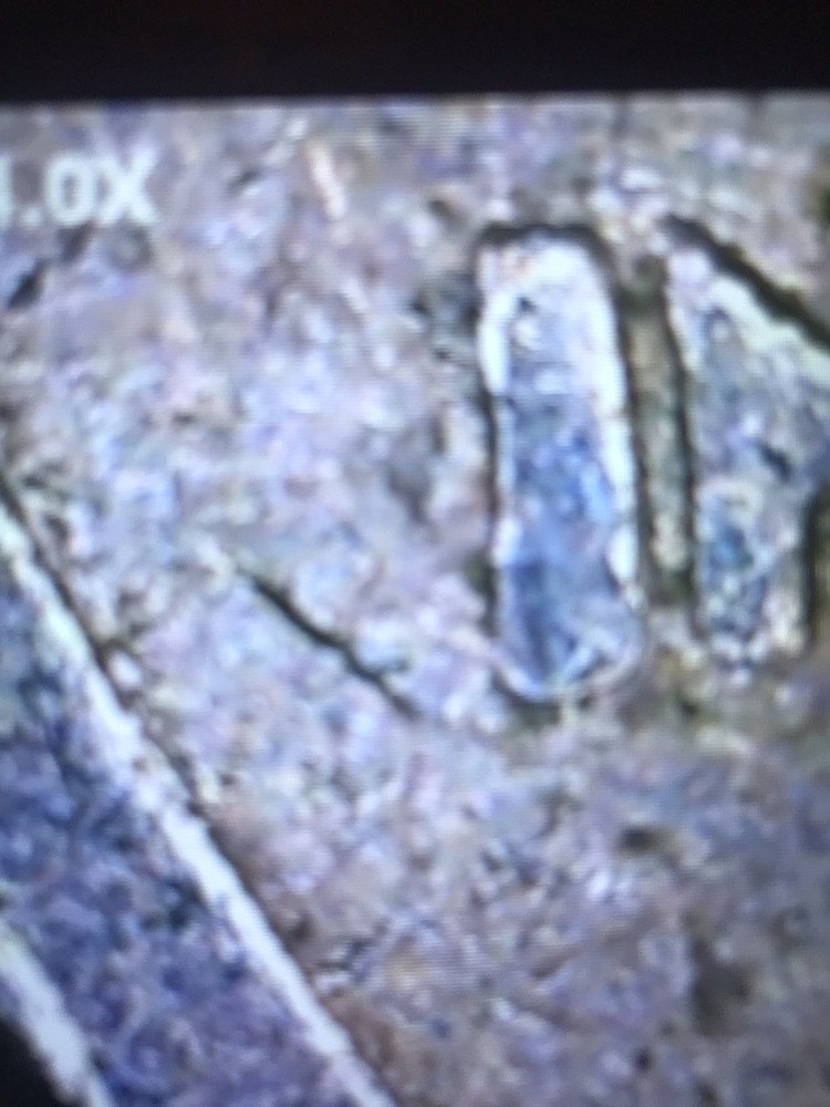 1985 P washington Strike Through quarter and Errors.