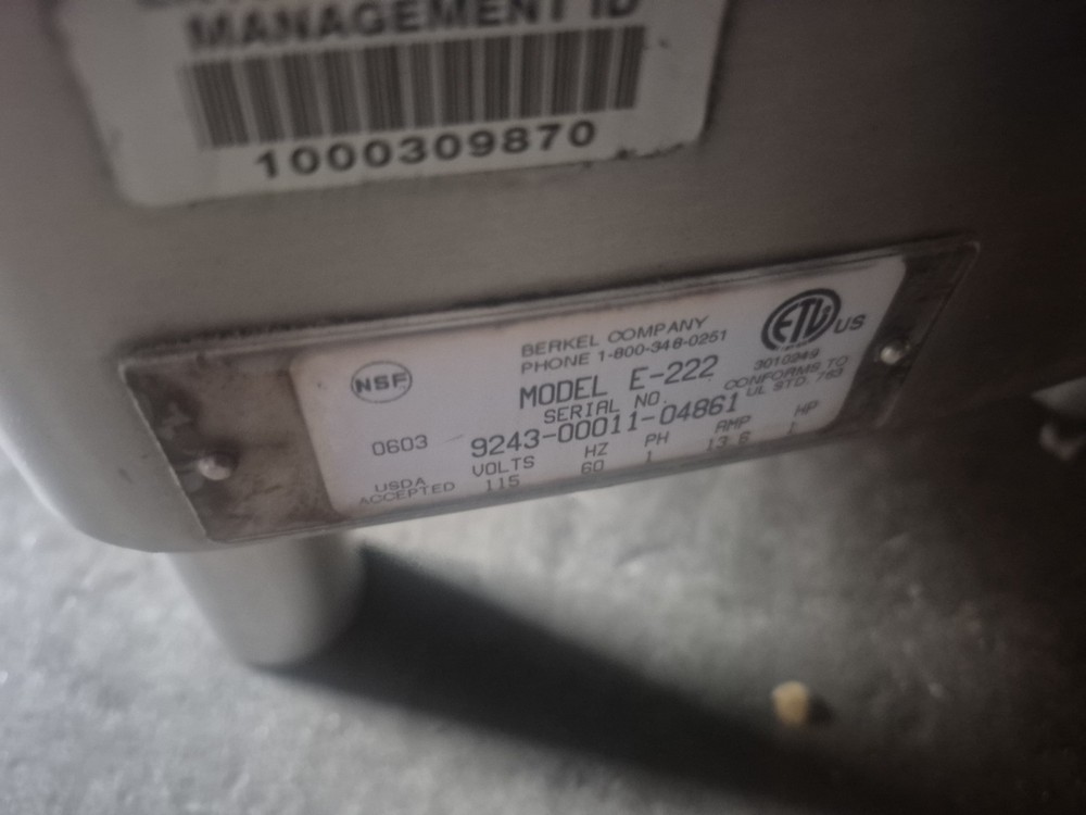 Berkel E222 Meat Grinder 115v