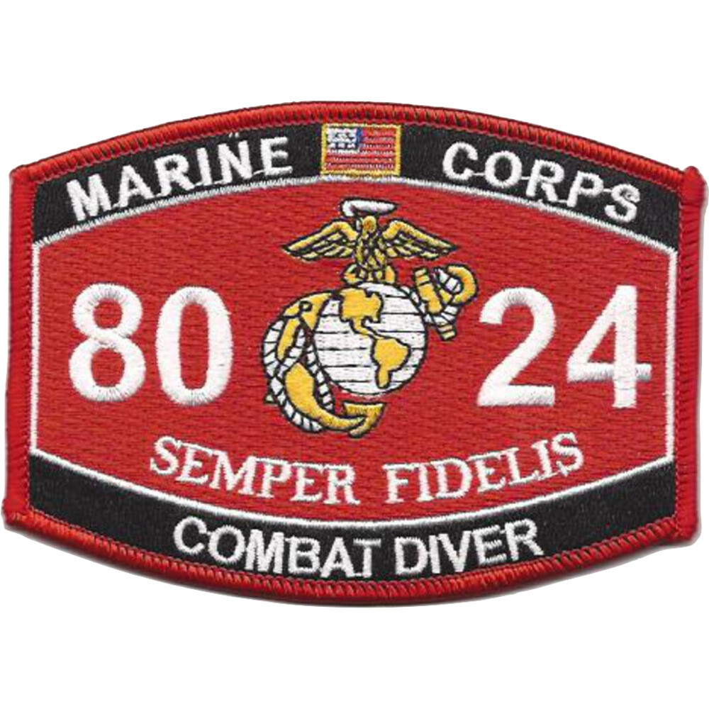 8024 Combat Diver MOS Patch