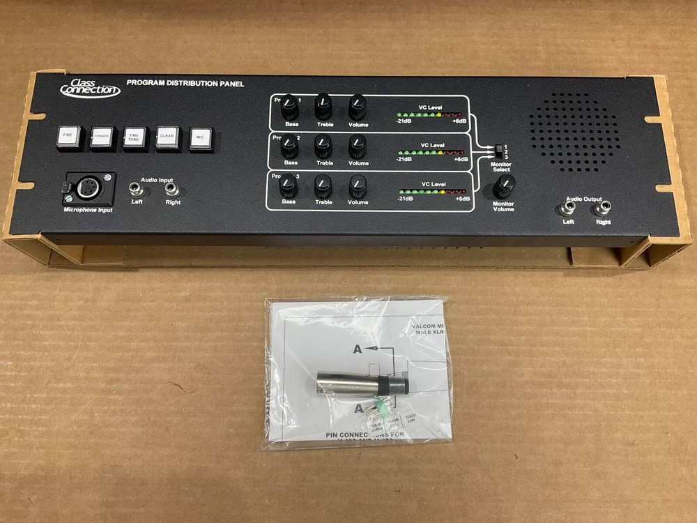 Valcom Program Distribution Panel VEPDP ✅❤️✅❤️✅ Open Box!