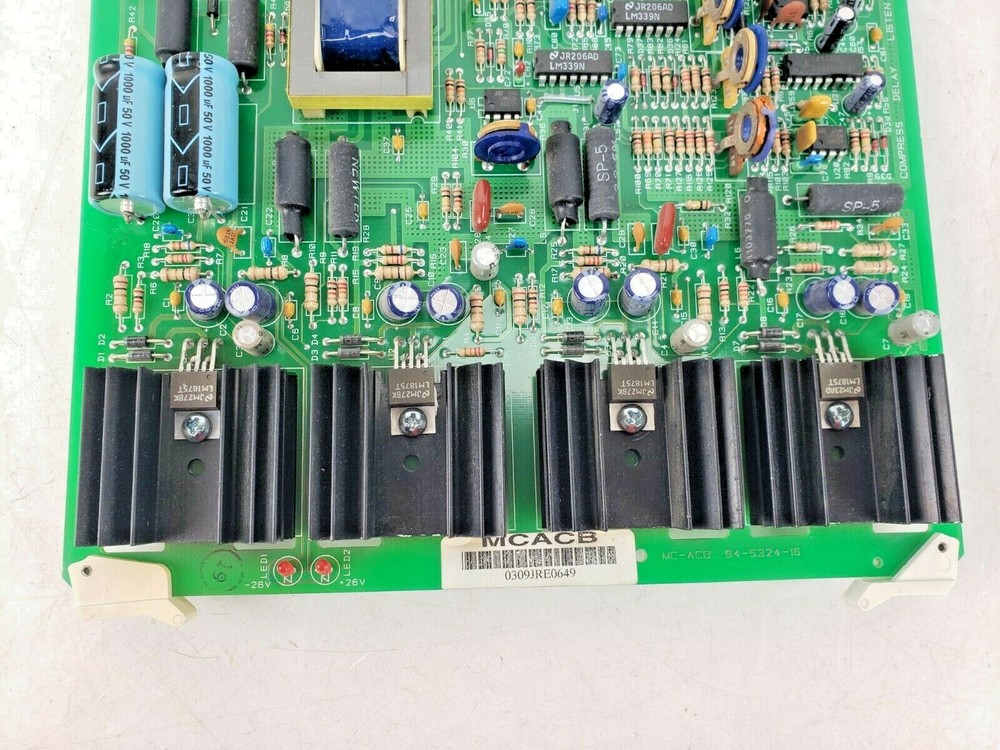 Bogen Multicom 2000 Analog Card MCACB Intercom System Used AS IS #5