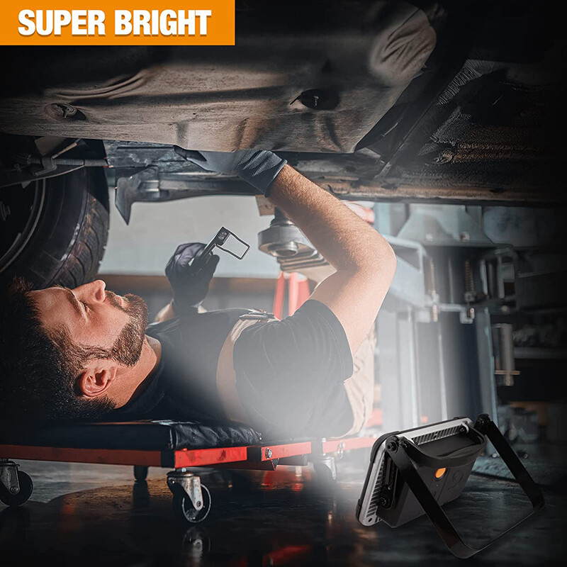 EverBrite 1500Lumen Rechargeable Work Light 2Mode Foldable High Light Work Light