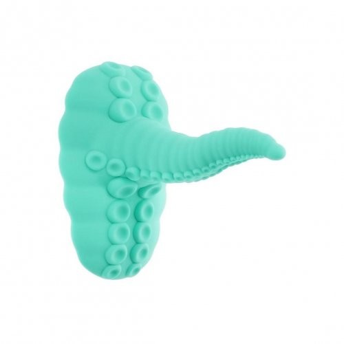 Evolved Tentacle Silicone Remote Controlled Grinder Vibrator - Teal