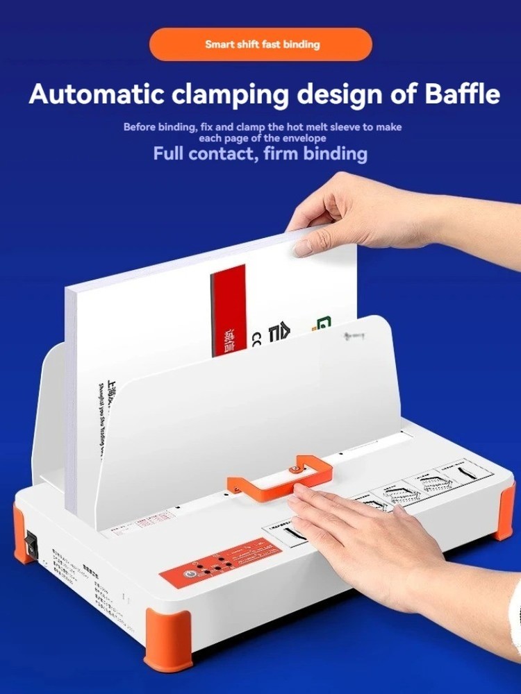 80A Hot Melt Binding Machine Office Fully Automatic Perfect Binding Machine