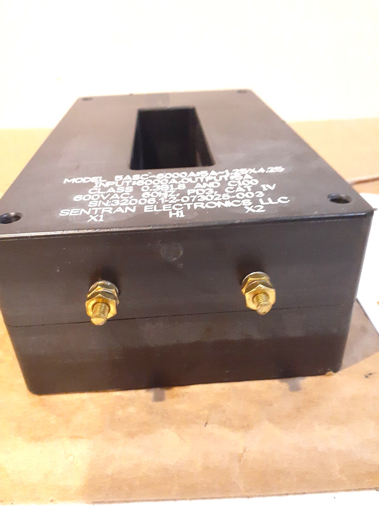 NEW SENTRAN ELECTRONICS 5ASC-6000A:5A-1.25X4.25 SPLIT CORE CURRENT TRANSFORMER
