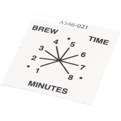 GRINDMASTER CECILWARE A546-021 Decal Columbia Timer