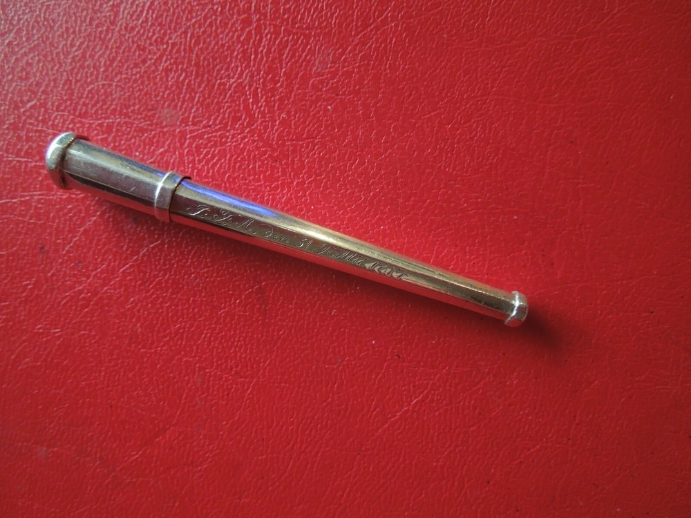 J6300 ANTIQUE DUTCH DATED  1817   833 SILVER Needle Case   See Description