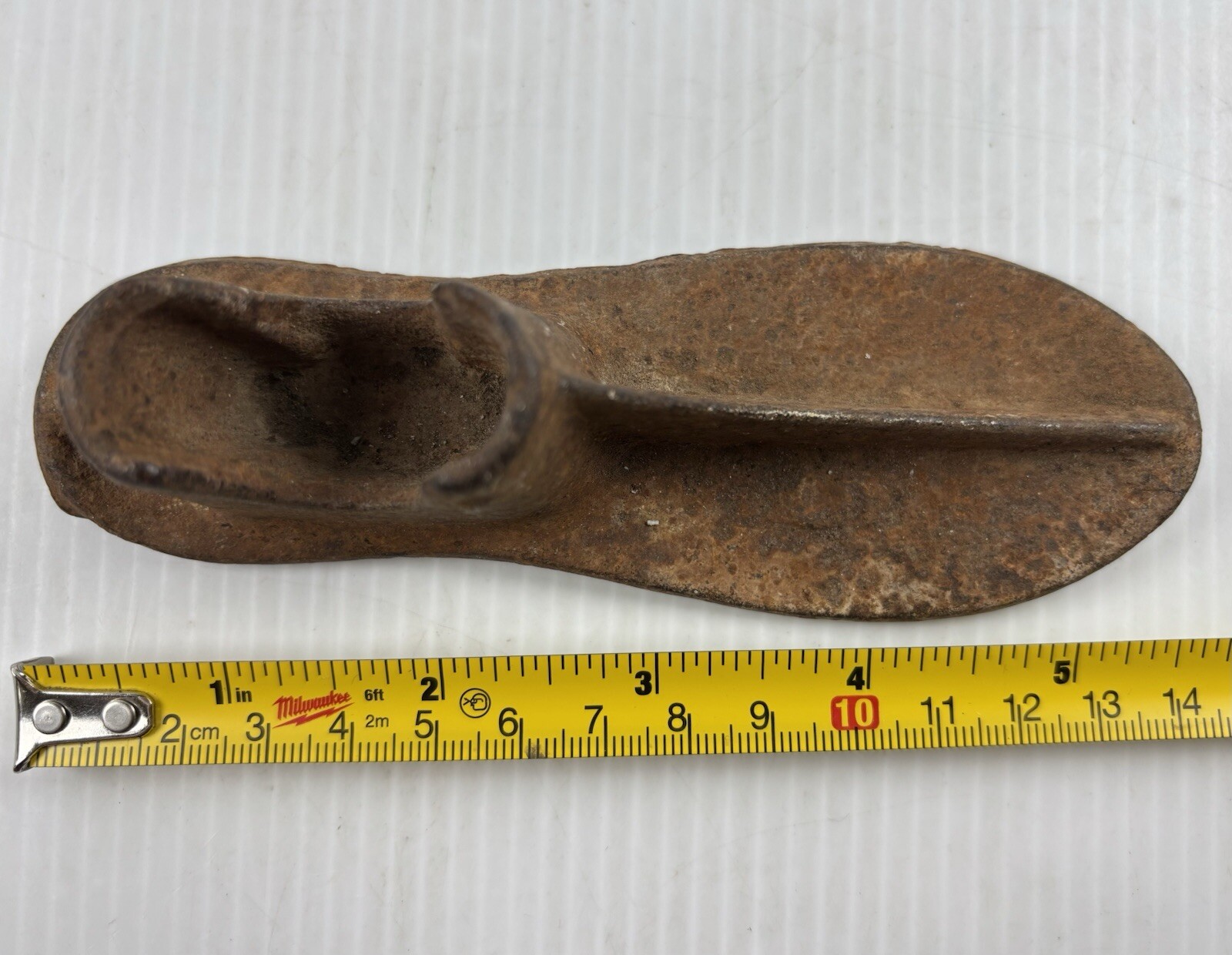 Cast Iron Cobbler Shoe Form Small Child Vintage Antique? 5.5” Small