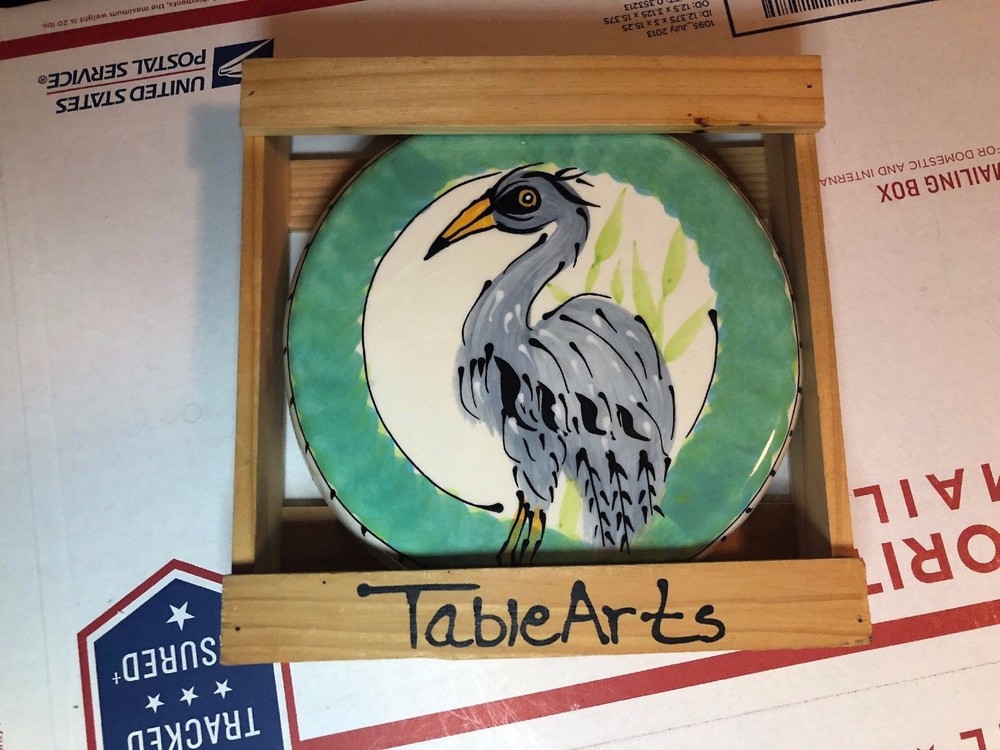Debra Durrer Handpainted Bird Table Arts