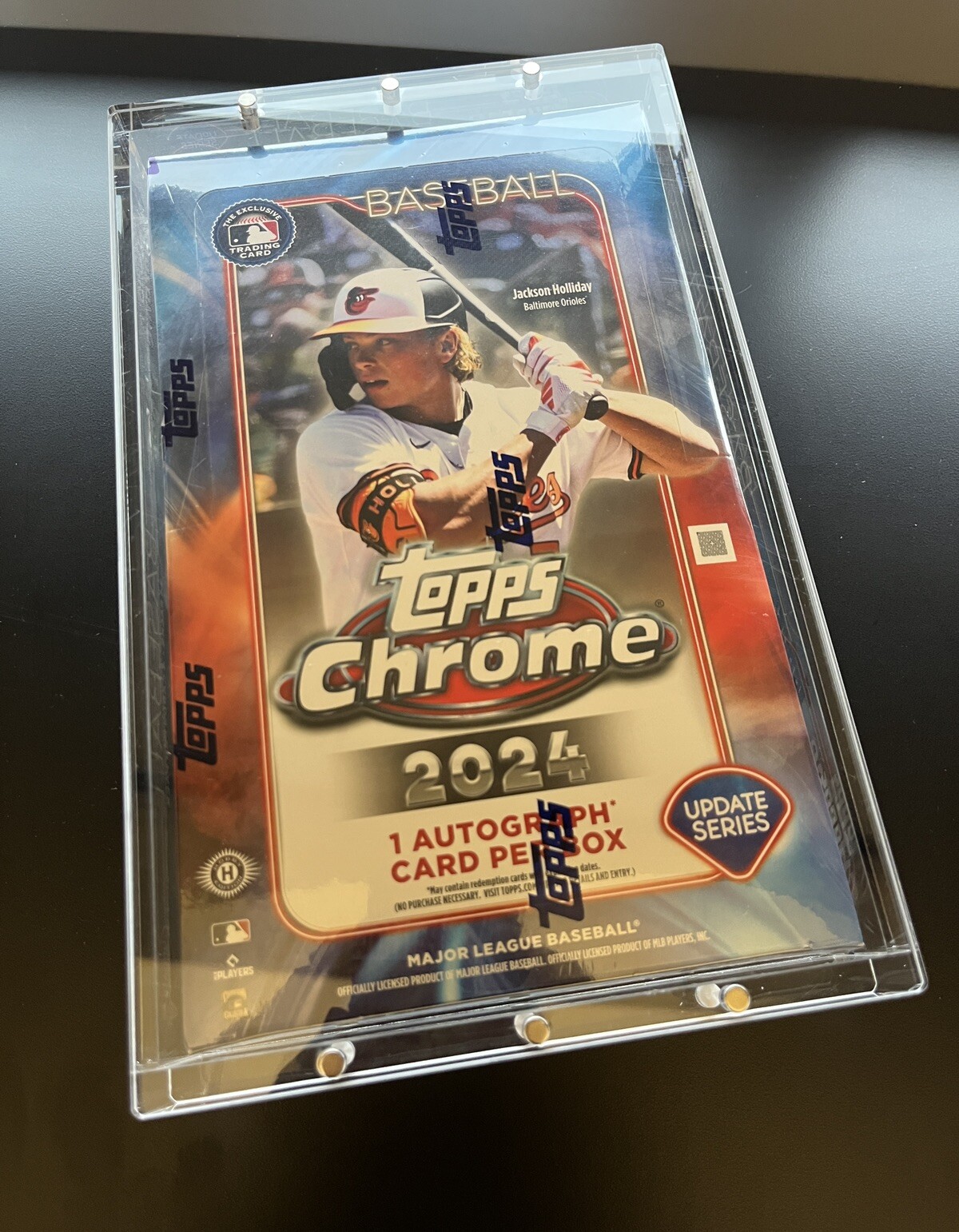 Acrylic Display Case Magnetic FITS 2024 Topps Chrome Update Baseball Hobby Box