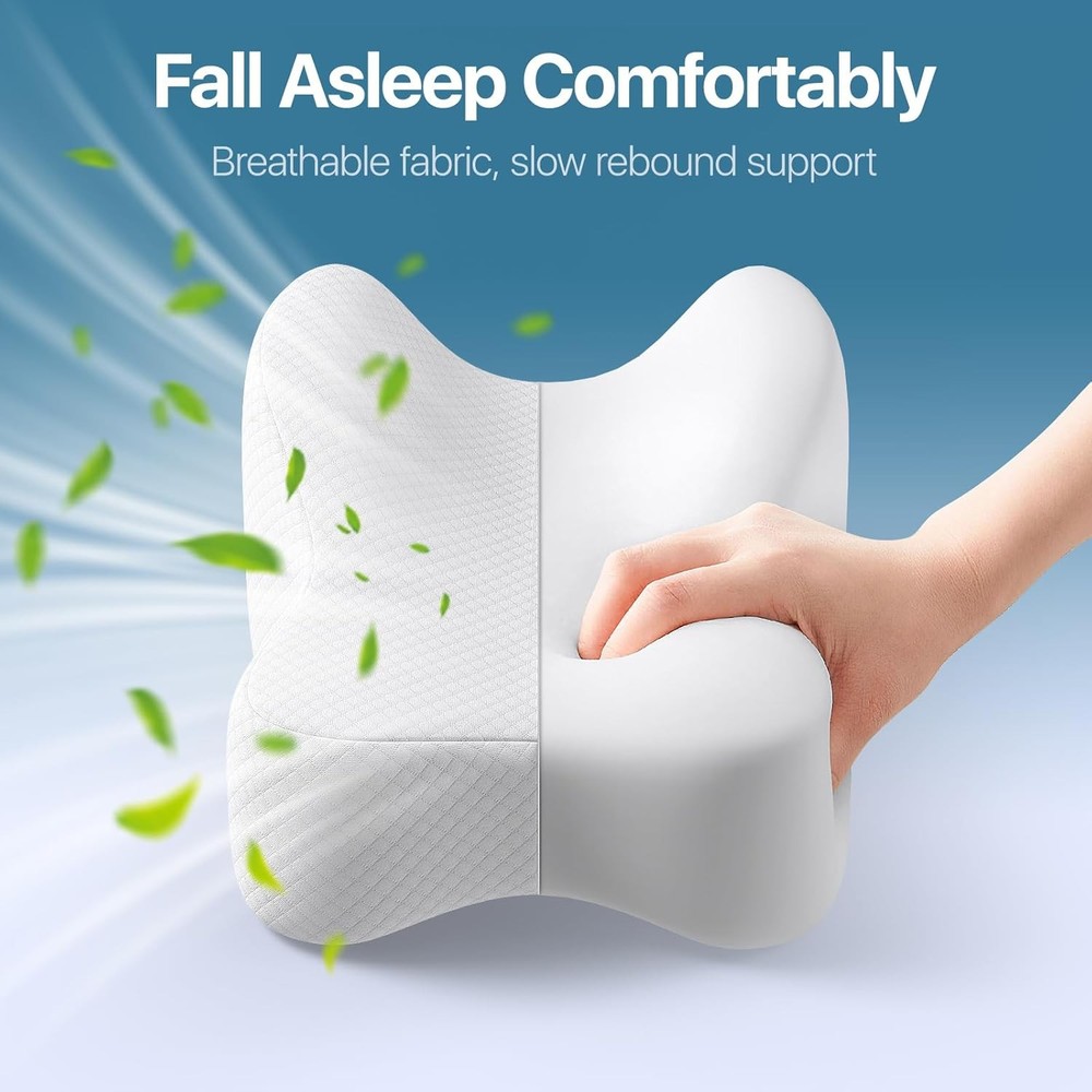 Knee Pillow Side Sleepers Large Comfortable Memory Foam Leg Pillow Side Sleeping