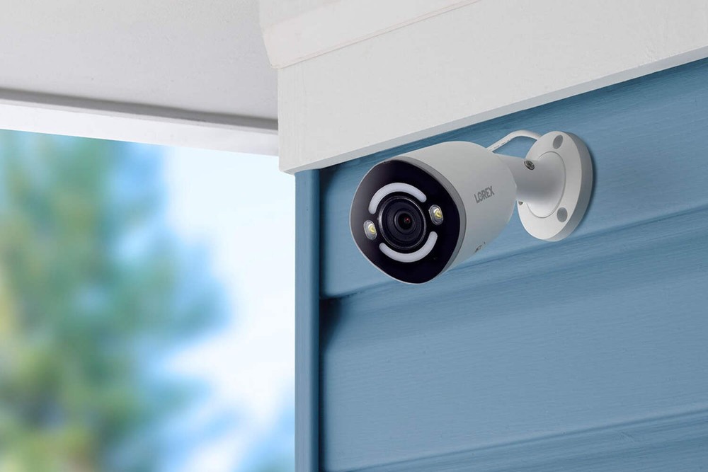 Lorex 4K Smart Security Lighting Bullet PoE IP Wired Cameras (4-pack, Open Box)