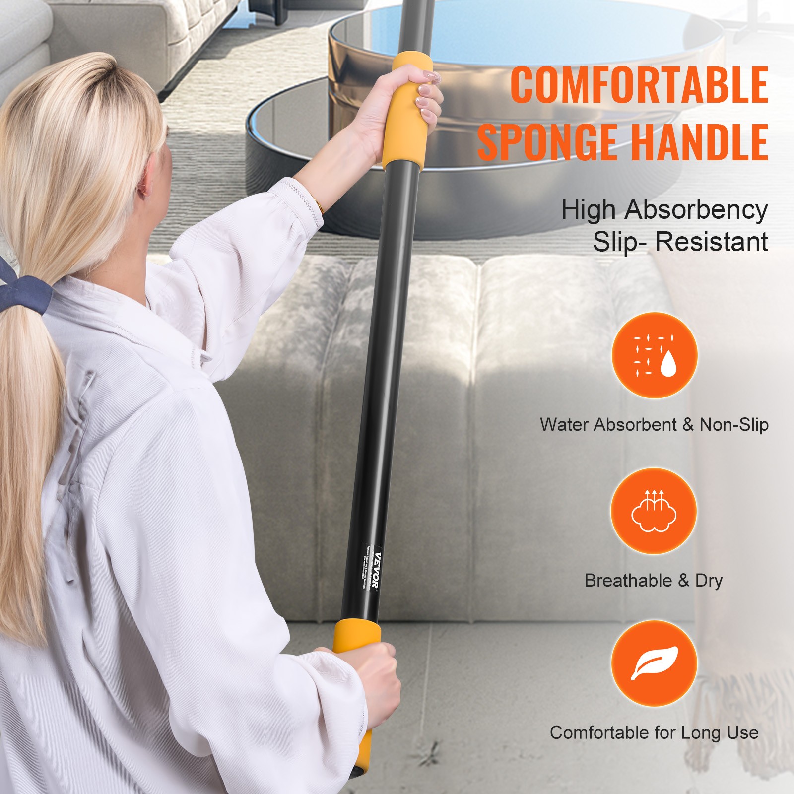 VEVOR Telescoping Extension Pole 7 to 30 FT Multi-Purpose for Painting Dusting