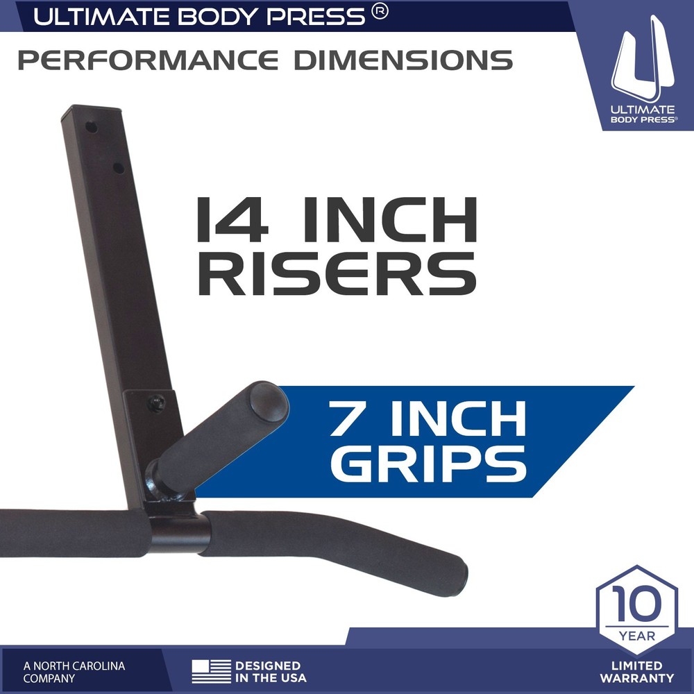 Joist Mount Pull Up Bar with Extra Hardware and Mounting Template