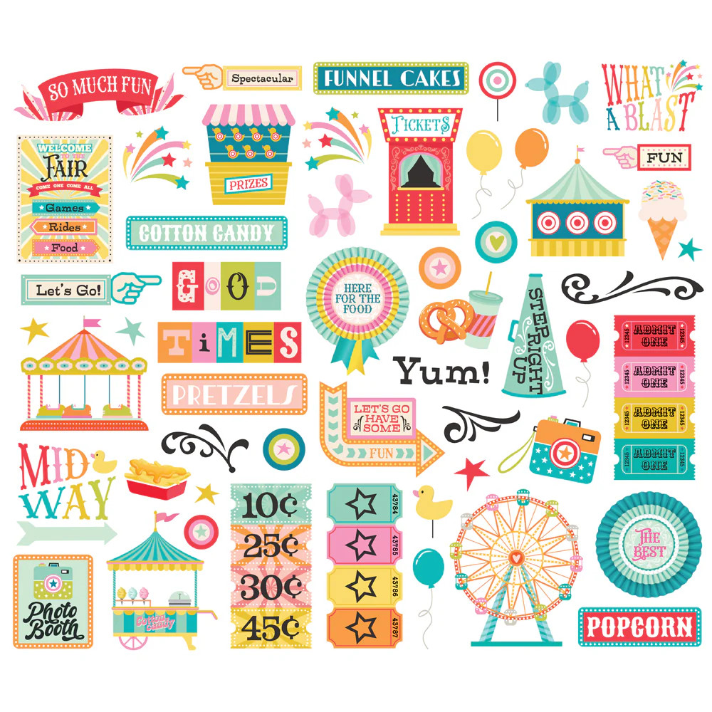 Simple Stories - Fun Times - Bits & Pieces, 25018