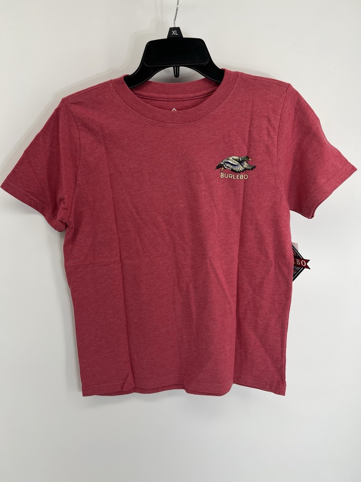 NWT Burlebo Duck Hunting Youth Boys 11-12 Size L Red Graphic Tshirt