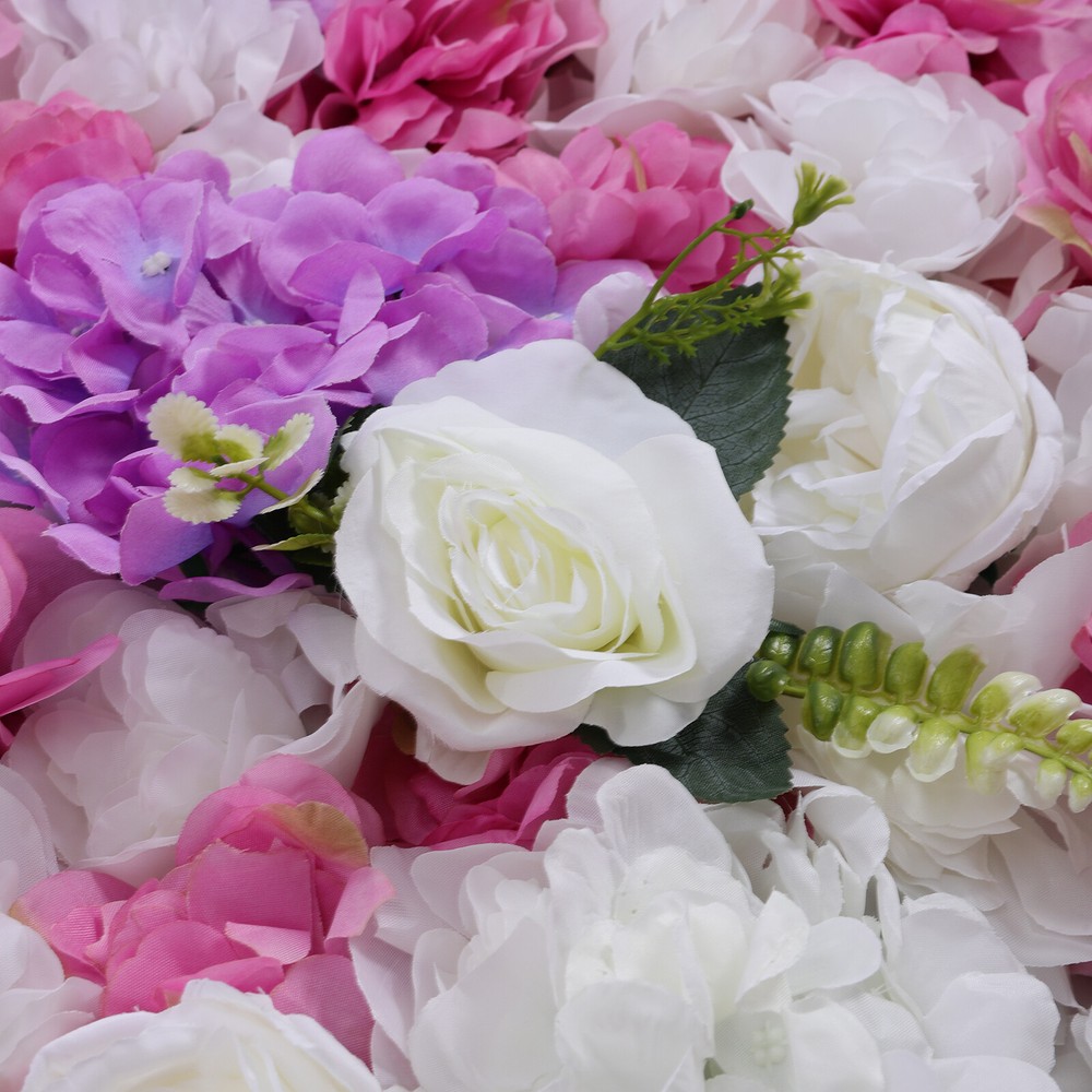 6 Pcs Artificial Hydrangea Flower Wall Panel For Wedding Party Backdrop 60X40CM