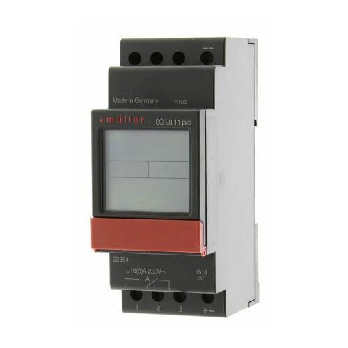 Muller SC2811 1 Channel Programmable Digital Timer Switch 24h 7 Day 16A Amp 230v
