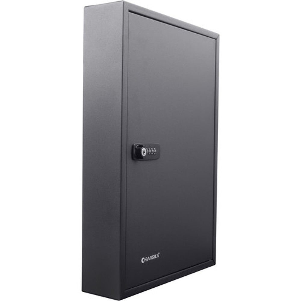 Barska Adjustable 64 Position Key Cabinet with Combination Lock, Black