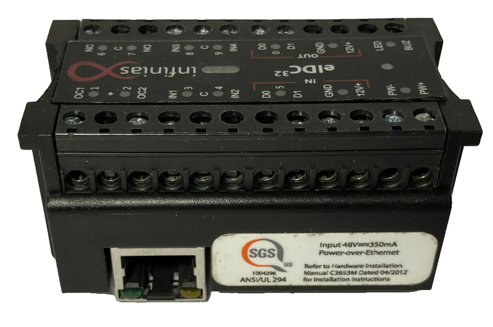 3xLogic S-EIDC32 Infinias eIDC32 Ethernet Integrated Door Controller PoE Module