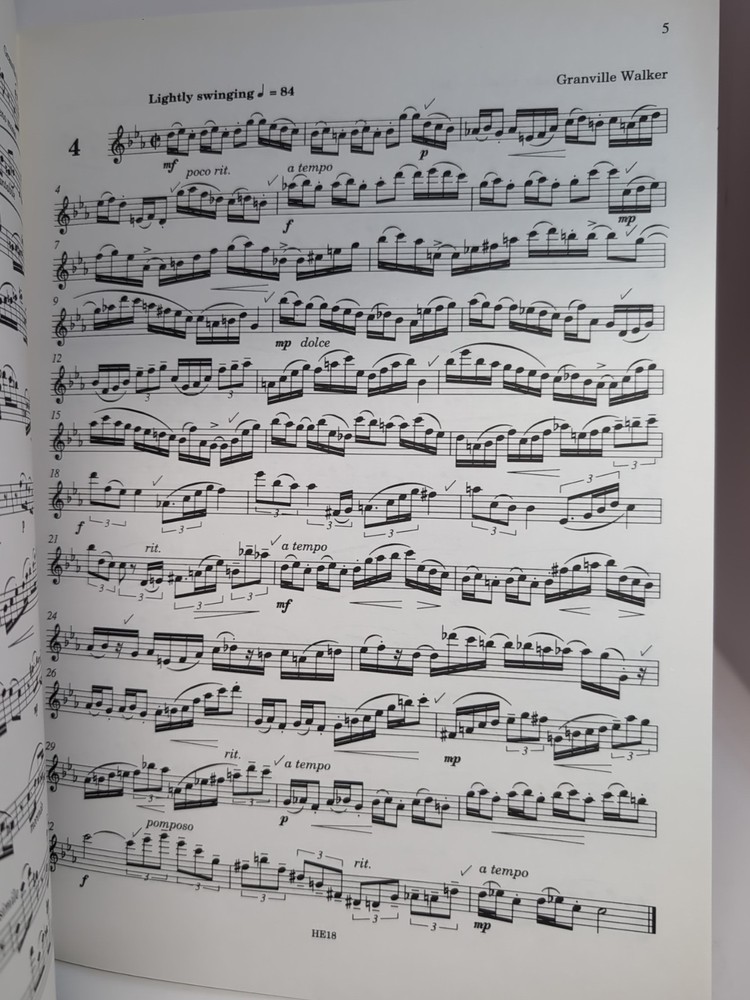 7 Modern Flute Studies - Granville Walker