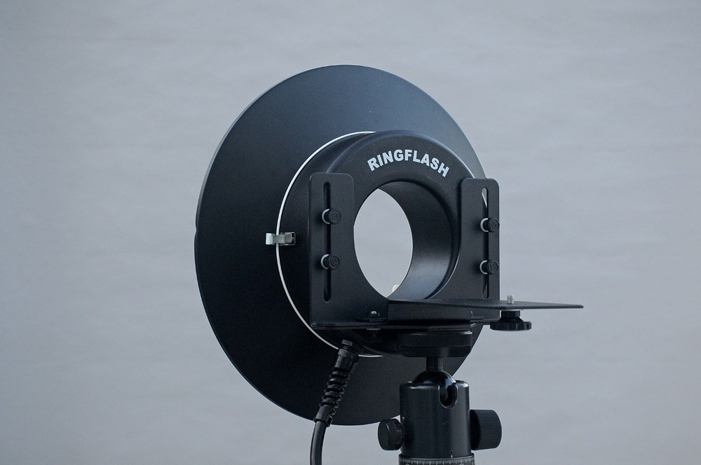 Bowens Ring Flash, 15" Diffuser, Camera Bracket, for Speedotron Black Line
