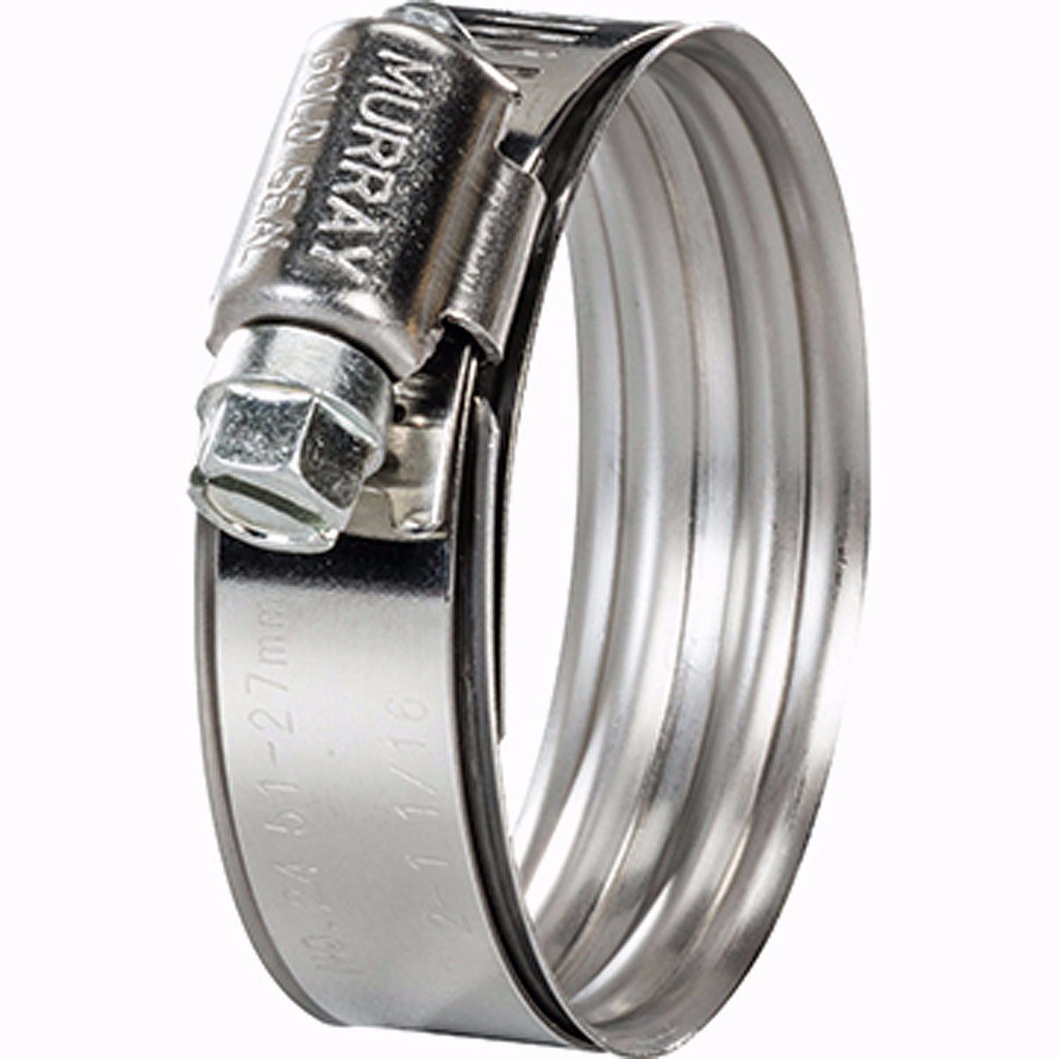 2-3/16" to 3-1/8" Murray Dual Bead Super Sealing Hose Clamp DB44SS