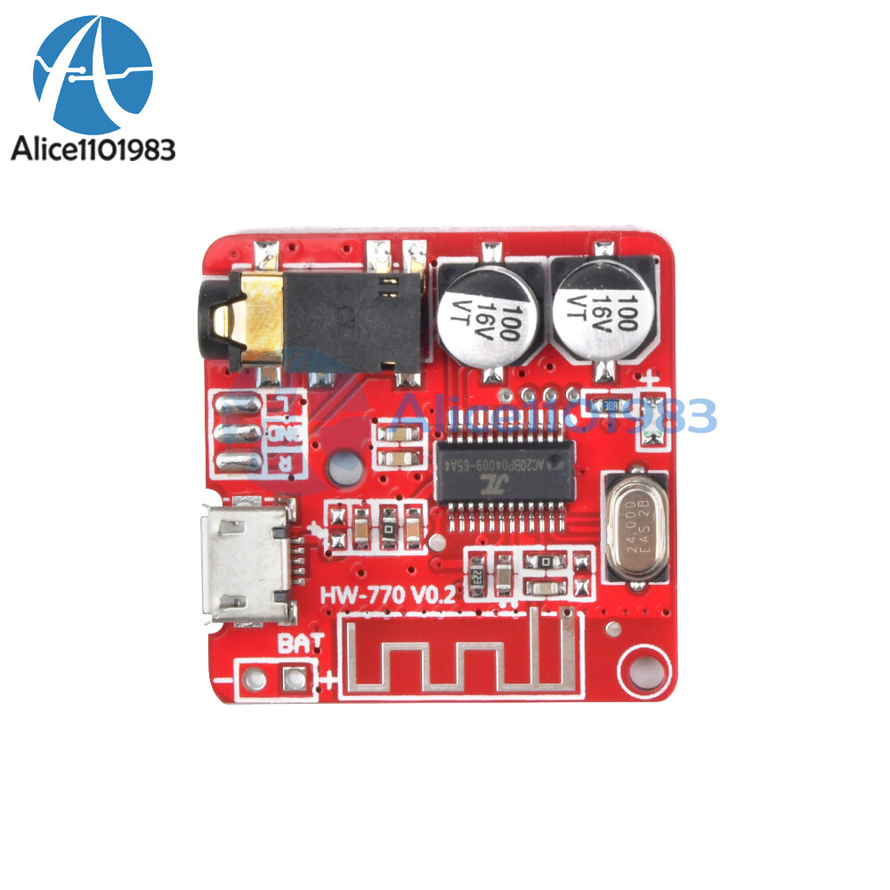 Mini Bluetooth 4.1 MP3 Player Lossless Decoder Board Micro USB TF SD Card 3.7-5V