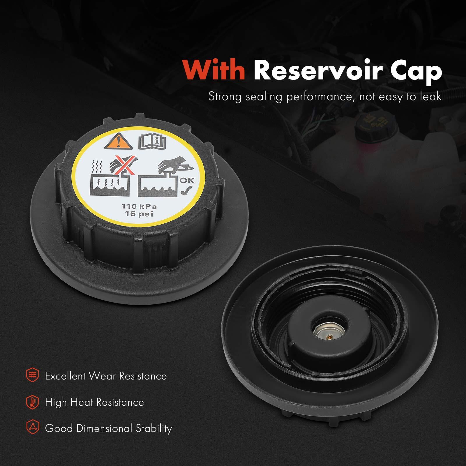 Engine Coolant Reservoir w/ Cap for Ford Crown Victoria Lincoln Town Car Mercury