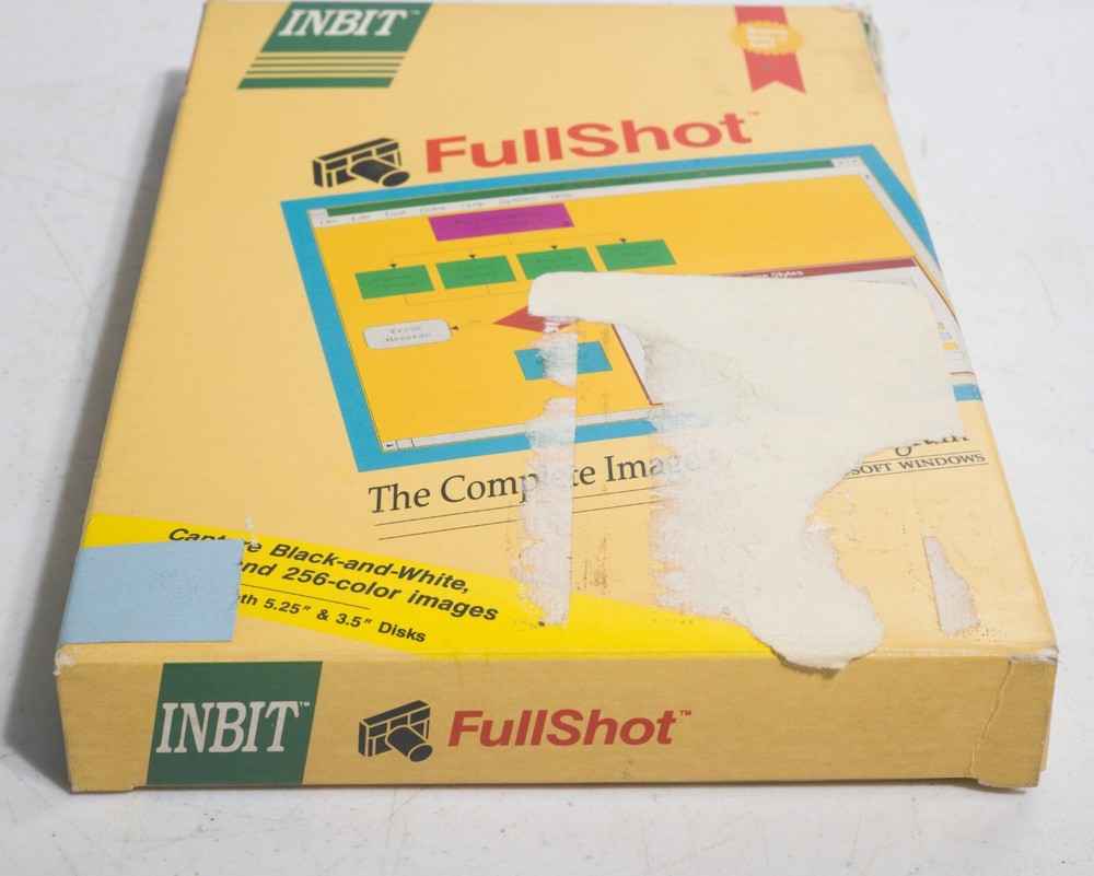 Vintage Inbit FullShot Image Capture Program for Windows 5.25" 3.5" ST533B03