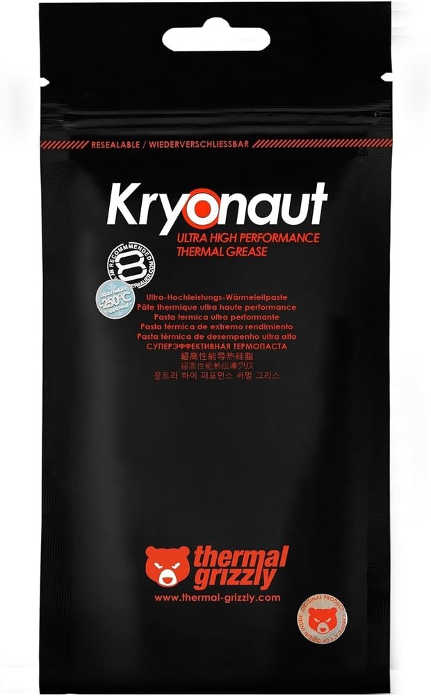 Thermal Grizzly Kryonaut - High Performance Thermal Paste for Cooling Processor