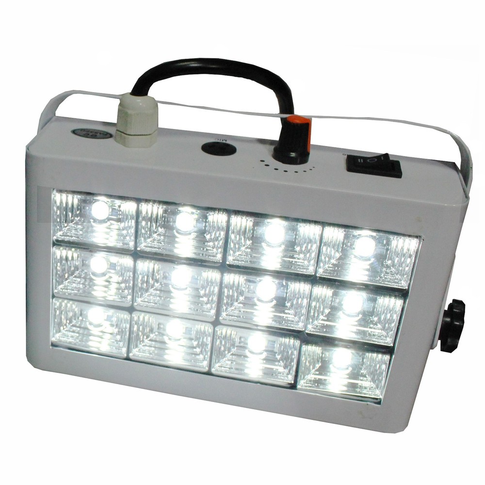 ProX X-725LED Palm Sized Aletta LED Strobe Light White