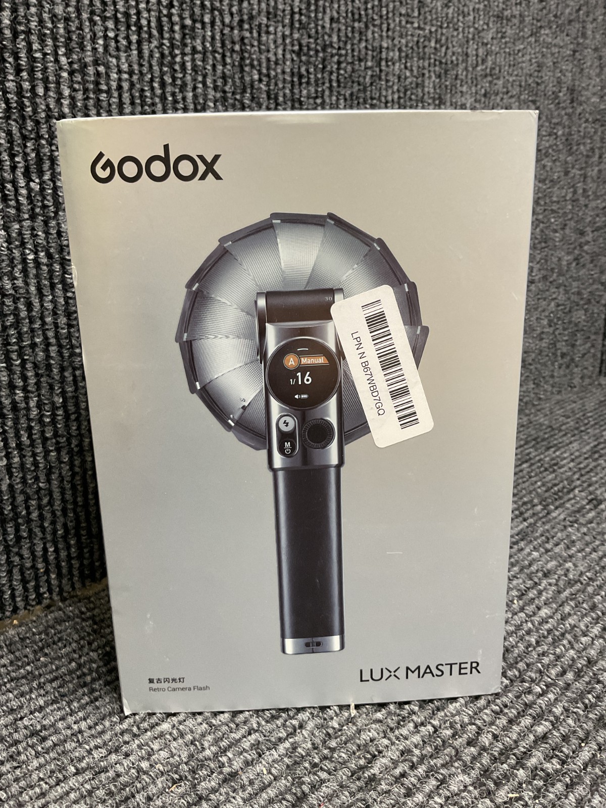 Godox Lux Master Retro Camera Flash Portable Touch Screen TTL for C/S/N/F/O/L/P