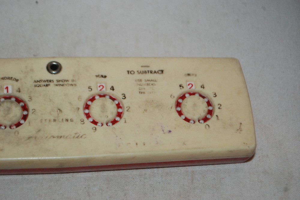 Automatic Adding Machine by Sterling, A Dial-A-Matic Tool! in good condition