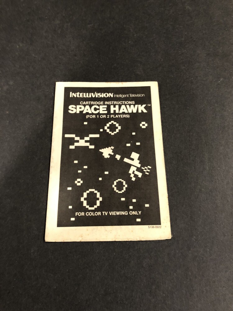 intellivision space hawk manual