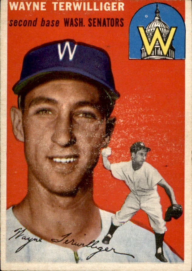 Wayne Terwilliger 1954 Topps #73 Senators Ex 61160