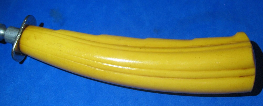 MCM Butterscotch Bakelite Handled Sharpening Steel