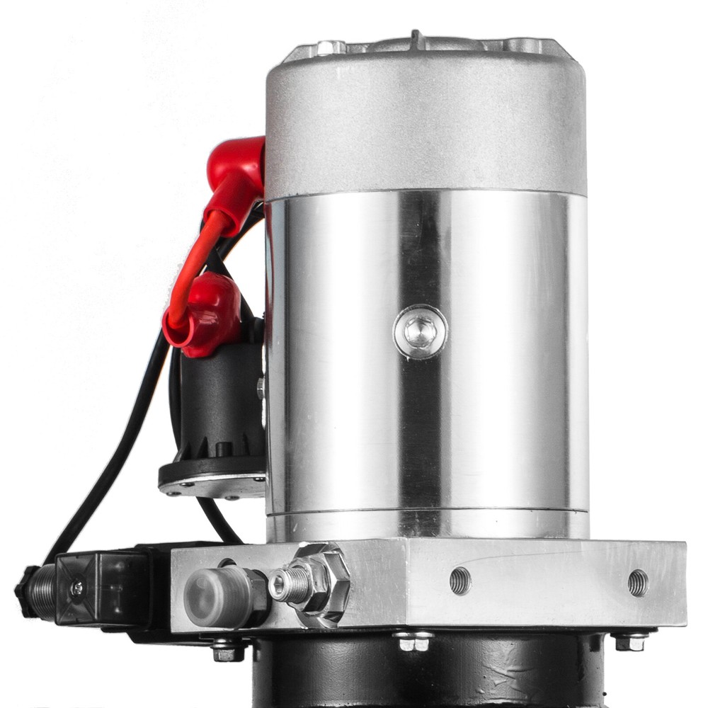 15 Quart Double Acting Hydraulic Pump Dump Trailer 12V DC Unit Pack Power Unit