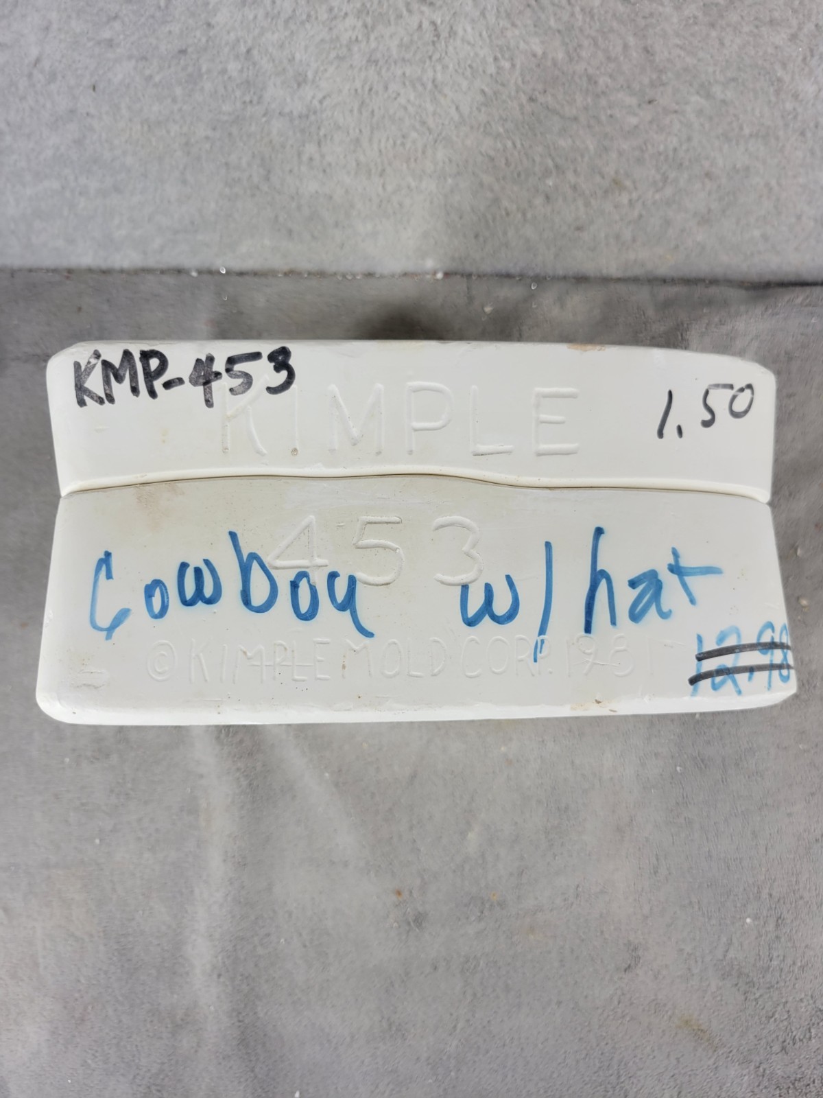 Vintage Ceramic Slip Casting Mold Of Little Clown With Hat Kimple 453