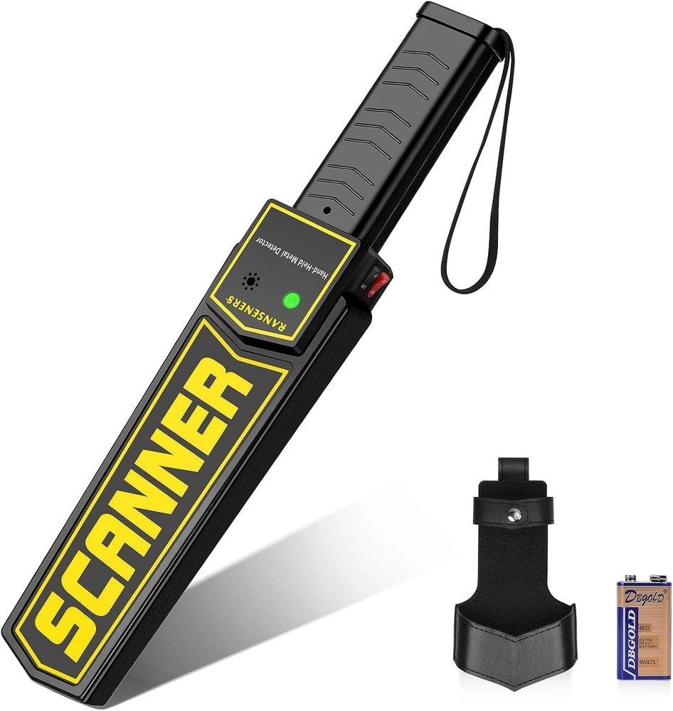 Durable Handheld Metal Detector with Adjustable Sensitivity for Enhanced Safety