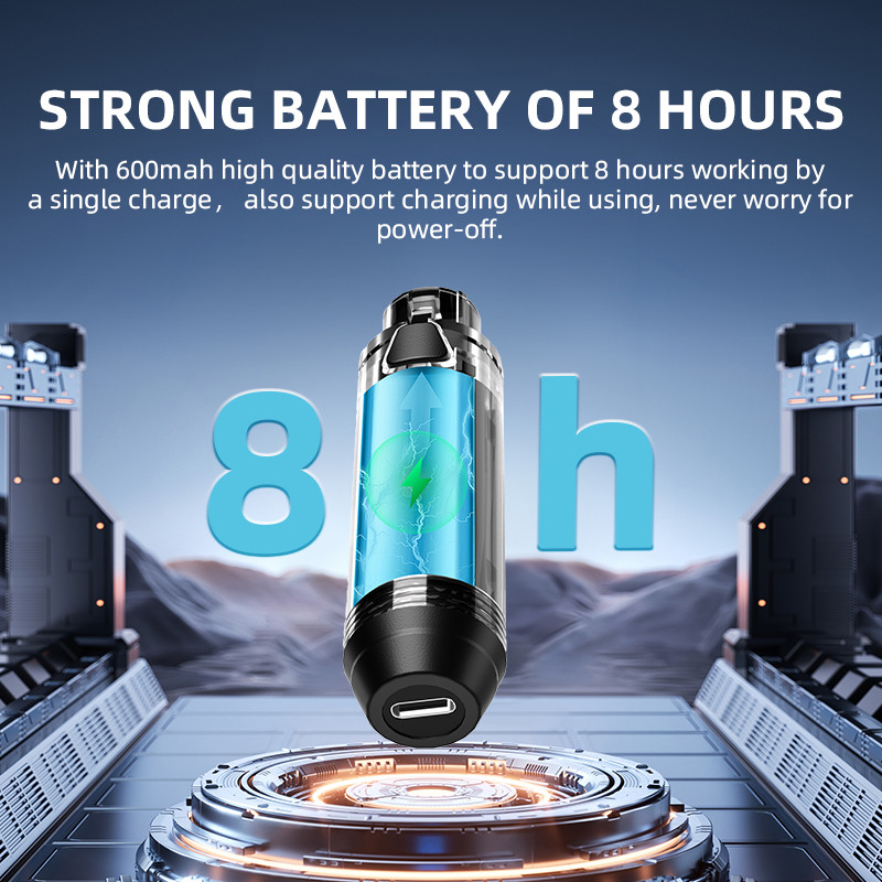 Wireless XLR Microphone Transmitter Receiver, 2.4GHz Plug-on Mic 24bit/192Khz